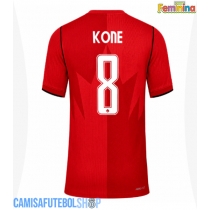 Camisa de time de futebol Canadá Ismael Kone #8 Replicas 1º Equipamento Feminina Mundo 2026 Manga Curta